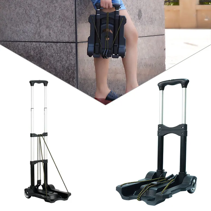 Car Travel Luggage Cart Universal Folding Trolley Cart Shopping Carrier Auto Retractable Trailer For KIA RIO Cerato Sportage SUV Car Travel Luggage Cart Universal Folding Trolley Cart Shopping Carrier Auto Retractable Trailer For KIA RIO Cerato Sportage SUV