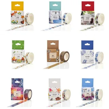 

Creative Flowers Animal Japanese Masking Washi Tape Decorative Adhesive Tape Decorative DIY Scrapbooking Kawaii Stationery
