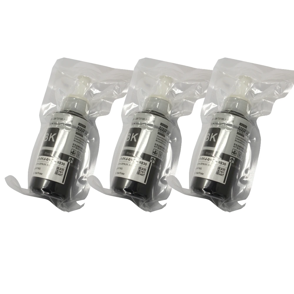 Черная краска 3x70 мл для Epson L100 L110 L120 L132 L210 L222 L300 L312 L355 L350 L362 L366 L550 L555 L566 L220 L565 L365 L805|black