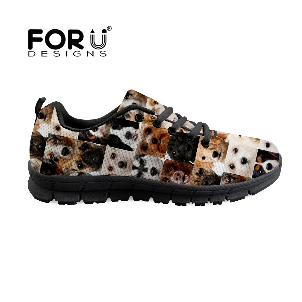 FORUDESIGNS Animal Dog Cat Print 2018 Spring and summer Designer Sneakers Women Shoes Lace up Casual Air Mesh Female Shoes Woman FORUDESIGNS Animal Dog Cat Print 2018 Spring and summer Designer Sneakers Women Shoes Lace up Casual Air Mesh Female Shoes Woman