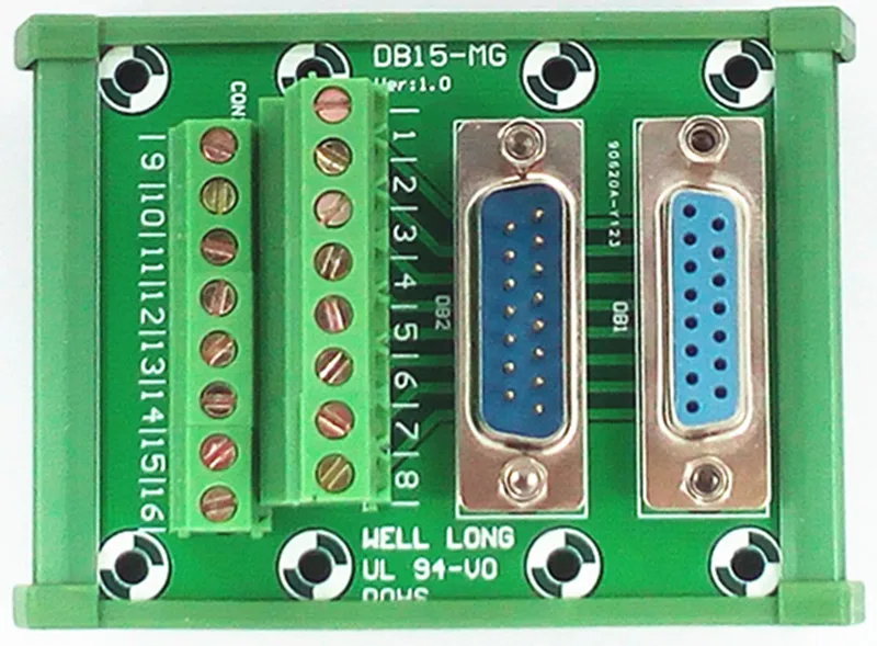 montagem em trilho din modulo de interface 04