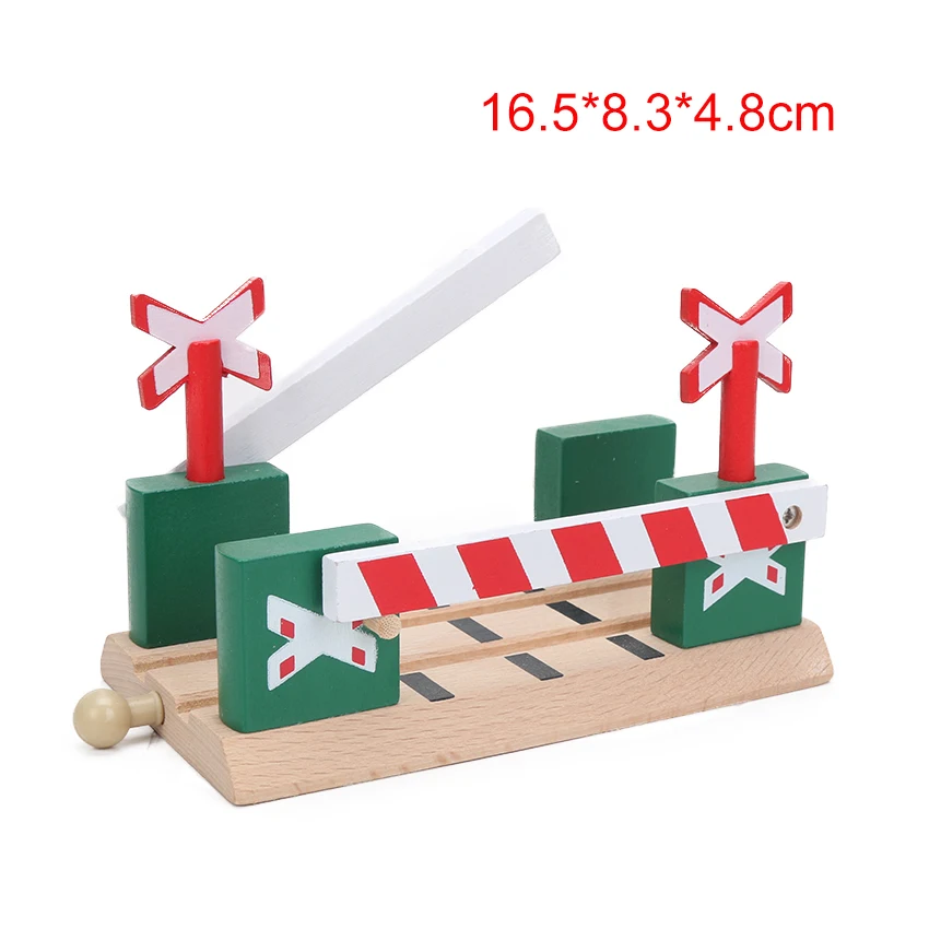 

Green Bridge Wooden Barrier Parallel Bars Train Track Scene Compatible Wooden Train Tracks Wooden Railway Train Accessories
