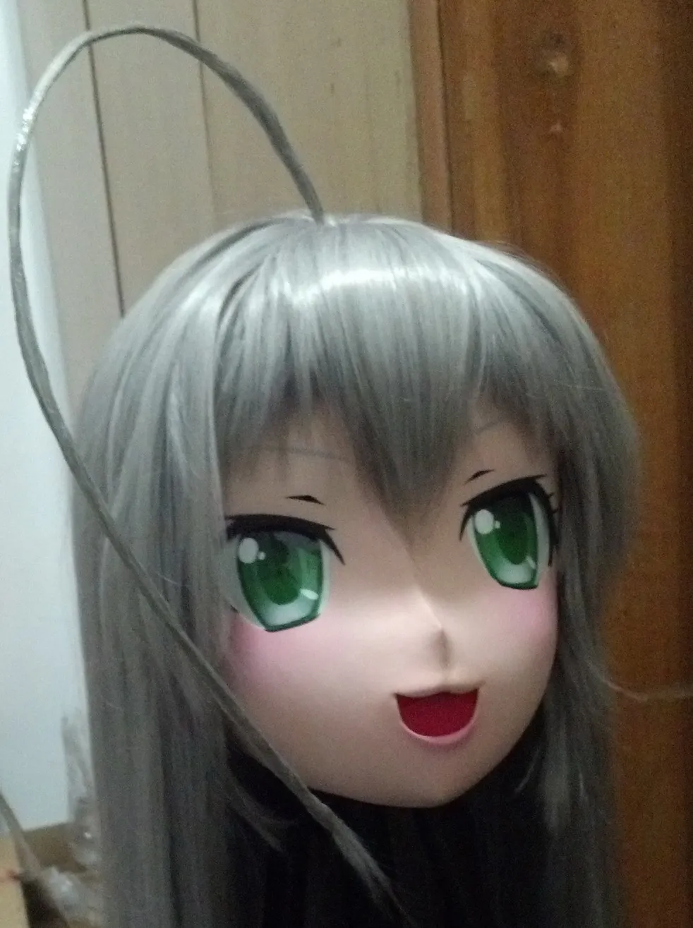 (C2 048)Top Quality Handmade Female Silicone Rubber Face Mask Cosplay