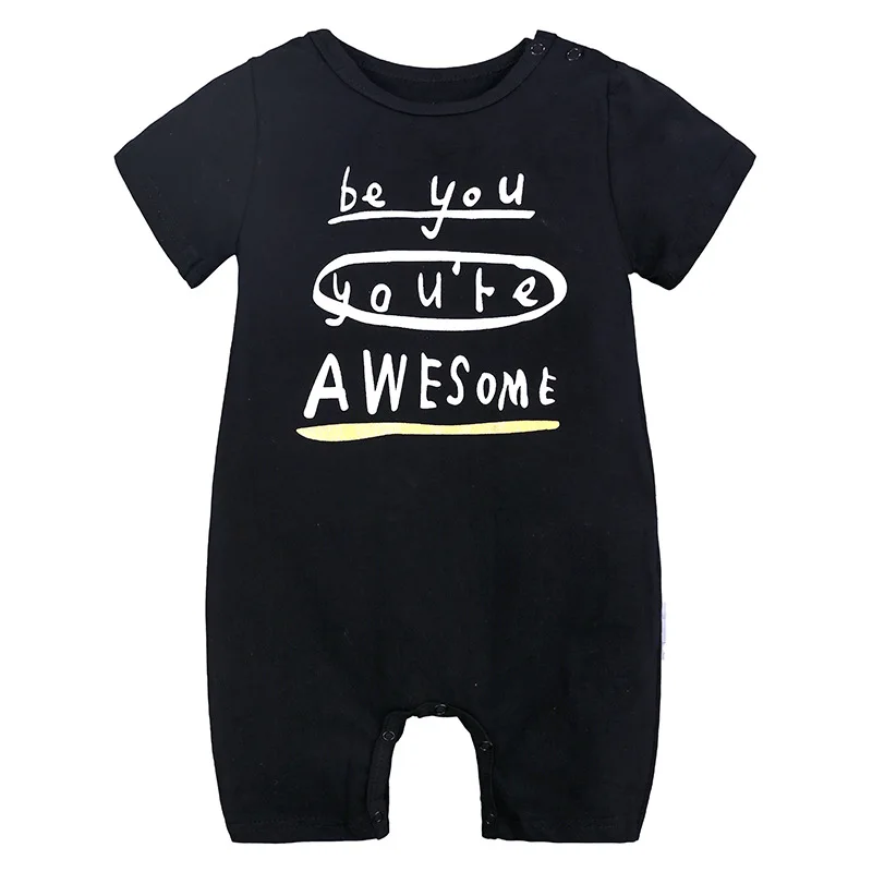 

Baby Girl Boy Clothes Baby Rompers New Fashion Roupas Bebes Cotton Shorts Sleeve Newborn Baby Clothes Comfort Infant Jumpsuits