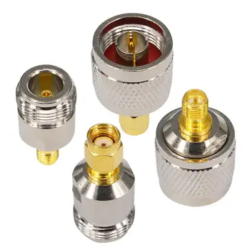 

RP-SMA WiFi Antenna Adapter Kit N Type to RP-SMA Kit 4 Types for WiFi Antenna 4G Antenna CB Radio CB Antenna Ham Radio Wirelesse