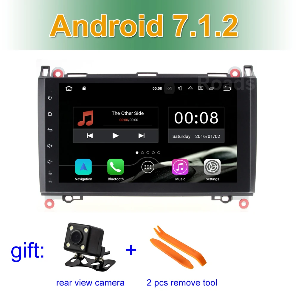 

9" 2 GB RAM Android 7.1 Car DVD GPS Radio for Mercedes/Benz Sprinter W209 W169 W169 W245 B200 Viano Vito VW Crafter