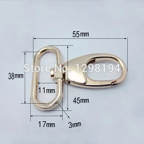 20PCS-Gold-Curved-Lobster-Clasps-Swivel-Trigger-Clips-Snap-Carabiner-Hardware-Backpack-Handbag-Pet-Hook-Keychain