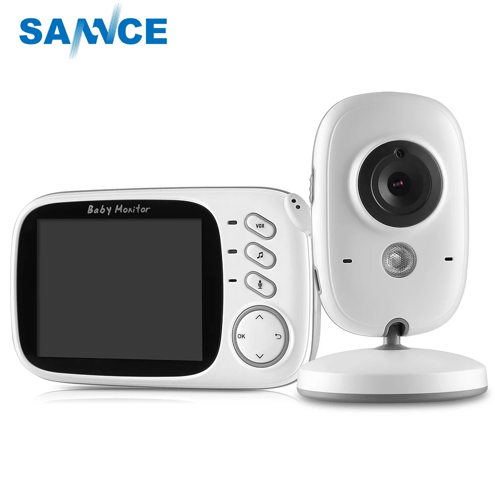 SANNCE Домашний Детский монитор безопасности 3,2 дюймов дисплей камера ночного видения беспроводная мини камера наблюдения камера ночного видения