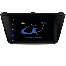 BEIDOUYH Android Car Stereo GPS Navigation for Volkswagen Tiguan 2016 2017 Support WiFi Bluetooth RDS Radio Can-bus OBD2 USB SD