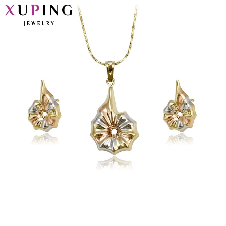 

Xuping Fashion Sets 2017 New Arrival Luxury Style Jewelry Sets Multi-color Plated Women Party Promotion Gift 63154