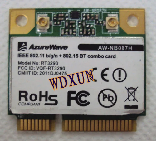 Чипсет AzureWave RT3290 чипсет Ralink IEEE 802 11 b/g/n 150 Мбит/с с Bluetooth 3.0HS мини карта PCIe Wi Fi WLAN