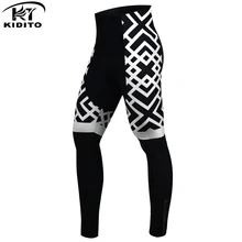 KIDITOKT сохраняет тепло длинные брюки для велоспорта Горные штаны для велоспорта с 3D Противоскользящий гелевый мягкий мотобайк, велосипед, велотренажер Тигры для мужчин