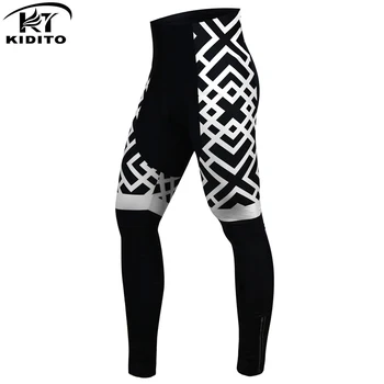 

KIDITOKT Keep Warm Cycling Long Pants Mountain Bike Trousers With 3D Anti Slip Gel Padded MTB Bicycle Cycling Tigers For Men