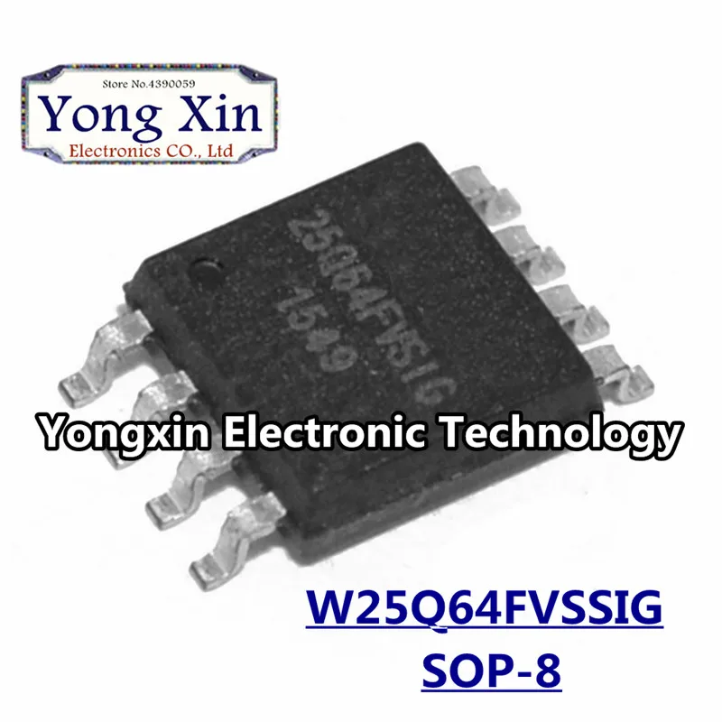 Бесплатная доставка 50 шт./лот W25Q64FVSIG W25Q64FVSSIG 25Q64FVSIG SOP-8 64 Мбит 8 Мб флэш-память |