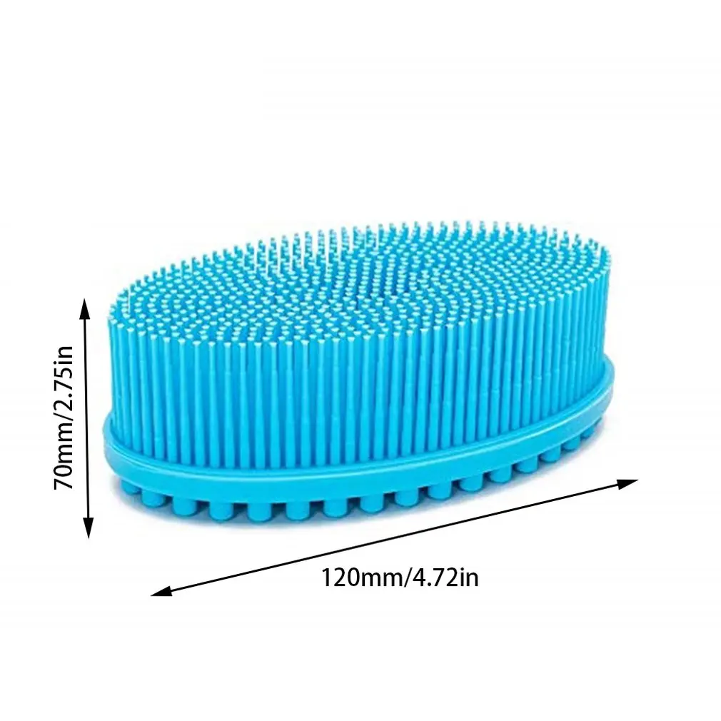 Силиконовая Массажная щетка для шампуня, щетка для ванны для взрослых и детей, щетка для ванны, Массажная щетка для ванной, щетка для головы