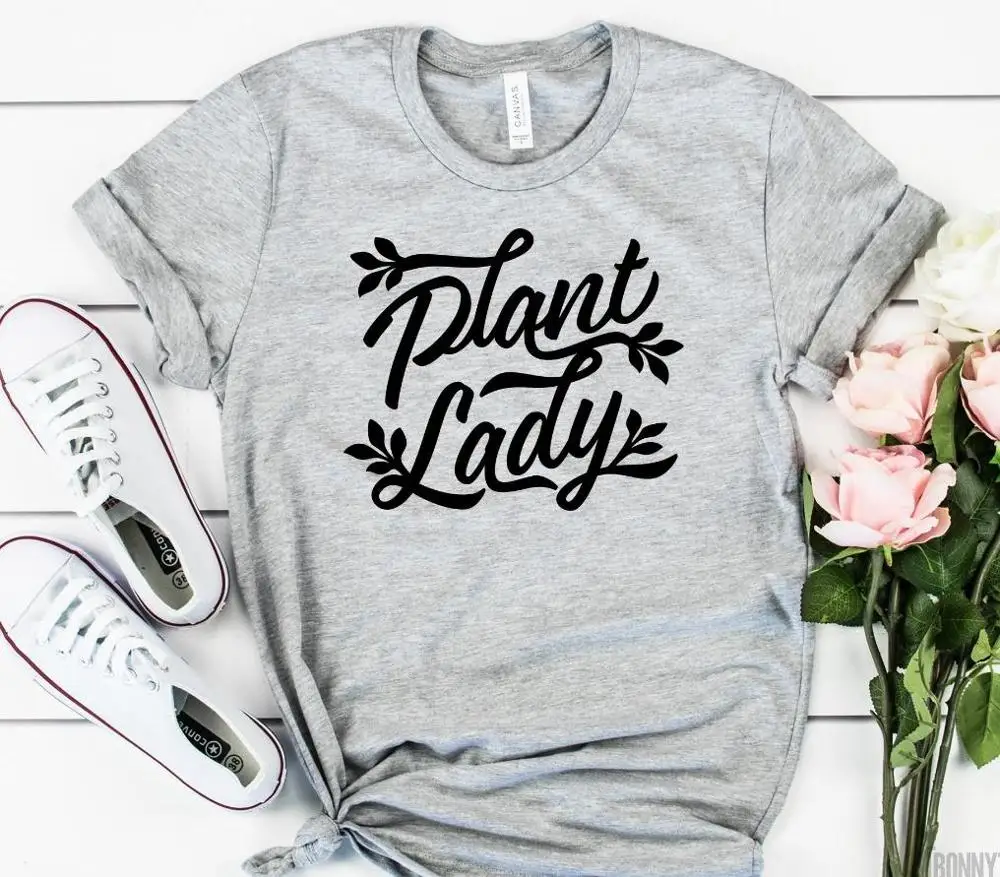 

Plant Lady Women tshirt Cotton Casual Funny t shirt Lady Yong Girl Top Tee Higher Quality Drop Ship S-474