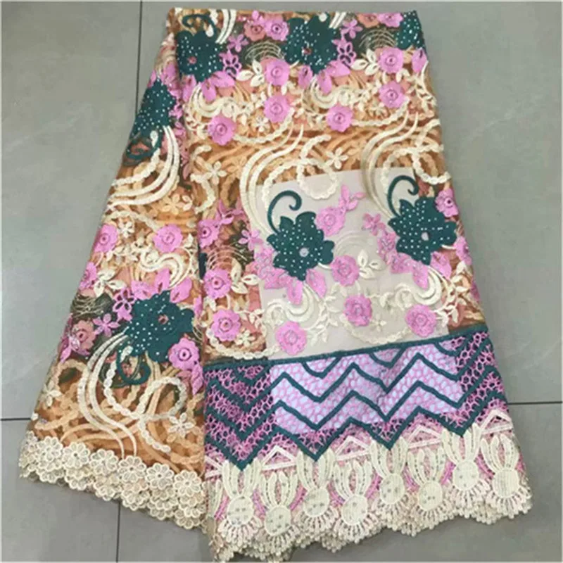 

High Quality African Swiss Voile Lace In Switzerland For Party With Stones 5Yards 2019 New Design African Laces Fabric