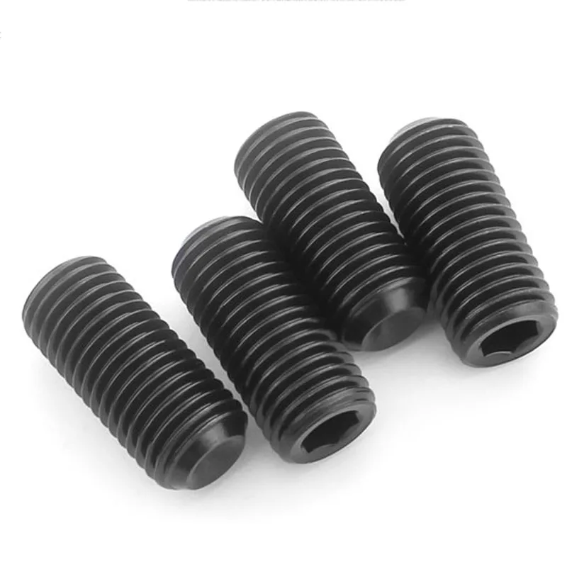 Chimi screws 12.9 carbon steel flat set screws hex socket black M3 M4