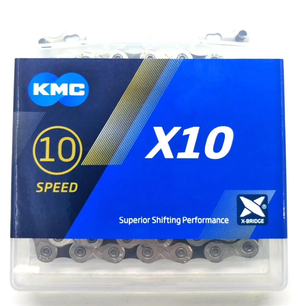 Top KMC X8 X9 X9sl X10  X10EL X11EL X12Super Light double chain 8s 9s 10s 11s 12speed mtb road bike bicycle chain bike accessories 5