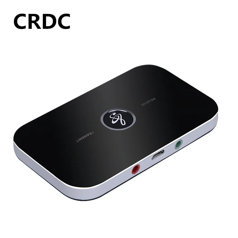 

CRDC Bluetooth Receiver Transmitter 4.1 2RCA 3.5mm Jack Aux Car Audio Receiver Wireless Adapter Music for Headphone Speaker