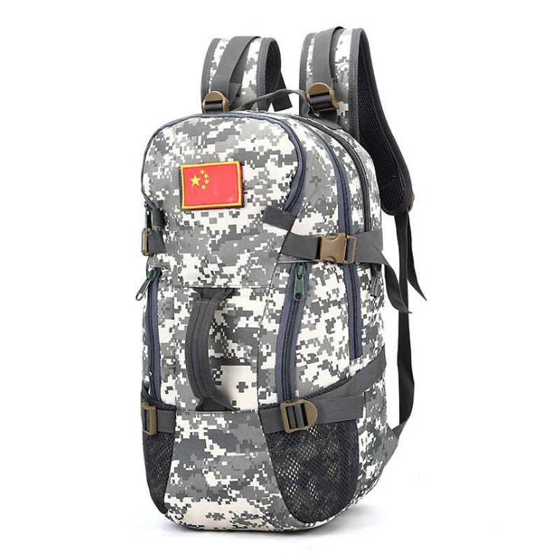 

2018 60L Outdoor Mountaineering Backpack Camouflage Military Backpack Travel Rucksack Hiking Tactical bag Waterproof Sports Bag