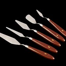 Кондитерские инструменты Живопись шпатель набор деревянной ручкой Espatula декоратор для десерта набор помадка помощник украшения торта