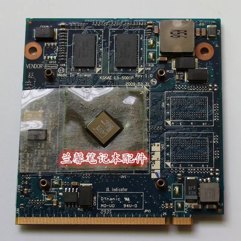 LS 5001P HD4650 HD4500 HD5100 Graphic Video Vga card 256MB for laptop