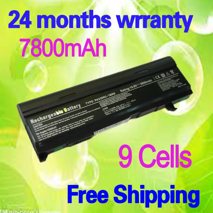 Черный 9 ячеек ноутбук taptop для TOSHIBA Equium A100 M50 Satellite M105 M115 M40 M45 M55 A80 Tecra A3 A4 A5 A6 A7 S2 |