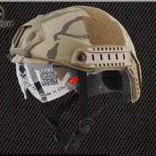Emerson БЫСТРО шлем с защитным Goggle MH Тип шлем Военная Униформа страйкбол шлем MultiCam MC em8820f Безопасности и Выживания
