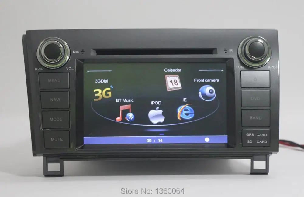 Excellent 2 din 7" Car DVD GPS For Toyota Tundra Sequoia Navigation Multimedia System Audio Video Player Media Stereo Head Unit Autoradio 6