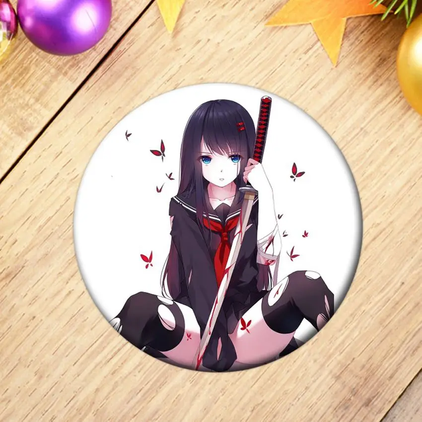 1 шт. аниме Akame ga KILL значок косплея мультфильм Tatsumi брошь булавки Lubbock коллекция