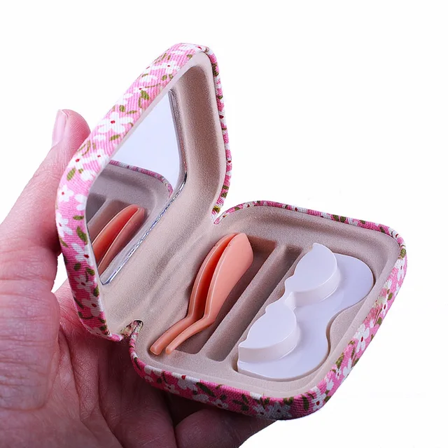 Special Price Cute Eyelash Case for Strip False Eyelashes Portable Lash Cases for Pretty Girl Smart Eyelash Tools