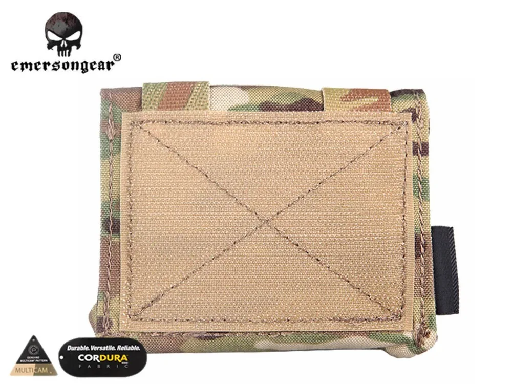 EMERSON Helmet Cover Removable Gear Pouch Airsoft Combat Helmet Bag