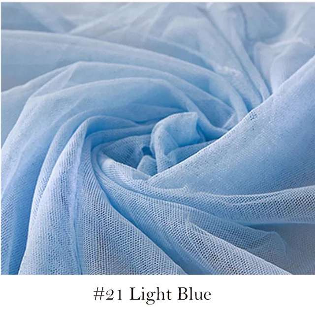 150cm Sheer Soft Tulle Fabric Nylon Net Fabric Plain Soft Net Fabric Available in Many Colors