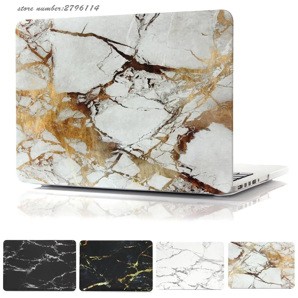 Новинка для Macbook Air Pro Retina 11 12 13 15 чехол ноутбука мрамор камень PC Чехол