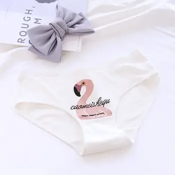 

mid waist panties ,Women Cartoon Goat Print Mid Waist Soft Cotton Modern Sweet Stretch Panties