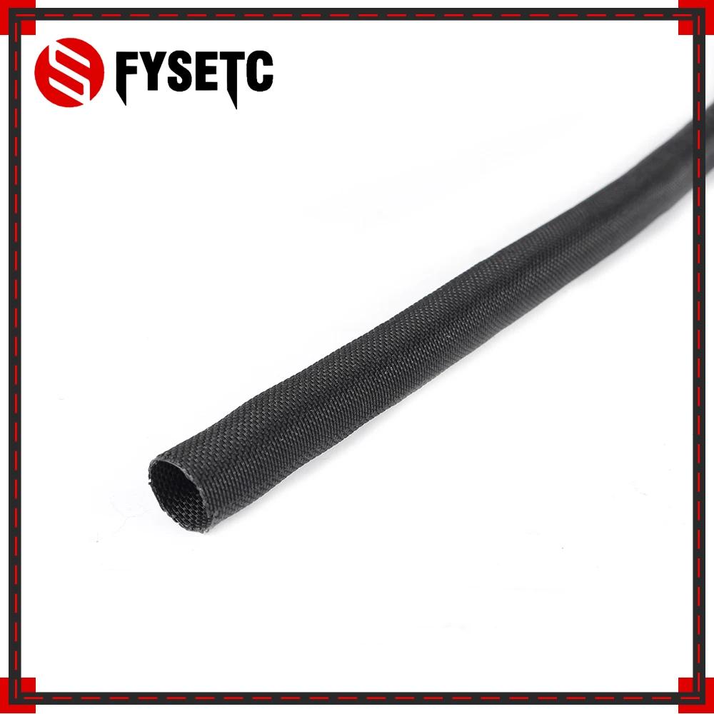 

3pcs 3D Printer Parts L 50CM OD 13mm Textile Sleeve Cable Wire Wrapping Connected Cable For Prusa i3 MK2S/MK2.5/MK3 Extruder