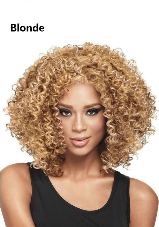 Hot Sales Pelucas Women Short Synthetic Hair Cut Brown Black