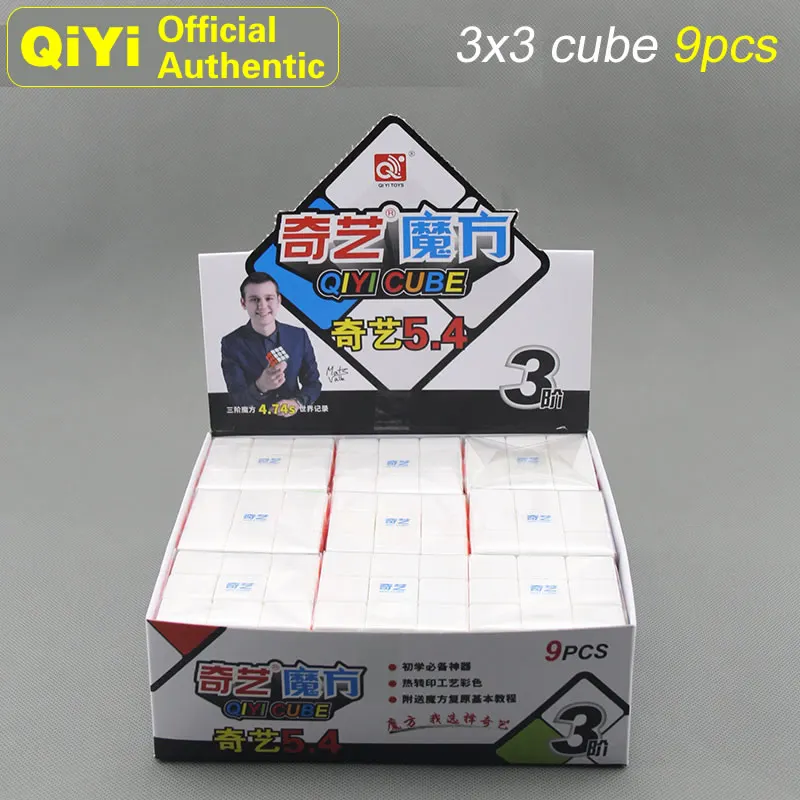 

QiYi 3x3x3 Heat Thermal Transfer Print Magic Cube 9 PCS/Set MoFangGe XMD 3x3 Cubo Magico NEO Speed Cube Fidget Toys