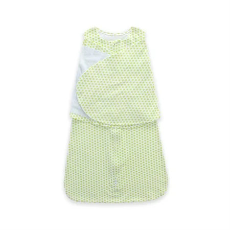 Чудесный детский спальный мешок, хлопок, одеяло, хлопковый спальный мешок, пеленка для 0-6 месяцев, для новорожденных, унисекс - Цвет: green dot