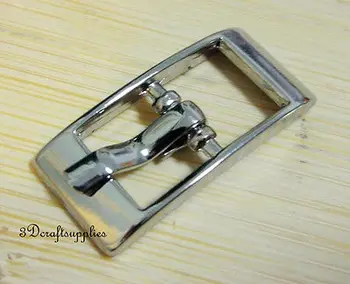 

belt buckle Center Bar buckle pin buckle 3/8 inch 10 mm silver 15 pcs J49