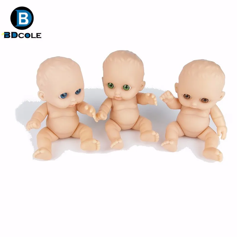 1 шт. случайным образом выбрать 13 см мини силиконовые 3D глаза Reborn Baby Doll реалистичные различные экспрессии ладони куклы, сделанные Jimusuhutu