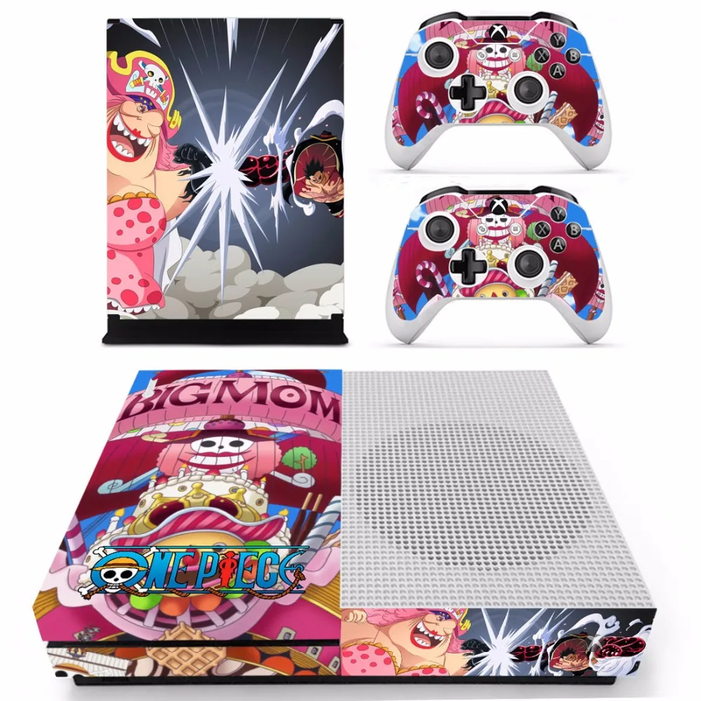 Аниме цельный СТИКЕР Наклейка для Microsoft Xbox One S консоль и 2 контроллера тонкая кожа