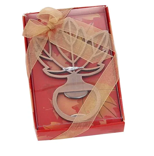 10pcs Maple Leaf Rose Gold Bottle Opener Wedding Favors Gifts for Guest Thank you Gift Party with gift box | Дом и сад