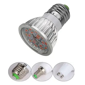 

18leds Led Grow Light E27 Full Spectrum Greenhouse Hydroponic Grow Plant Light Bulb Lamp For Indoor Planting GU10 E27 E14