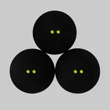 Соревнования сквош мяч два-желтые точки низкая скорость официальные спортивные мячи