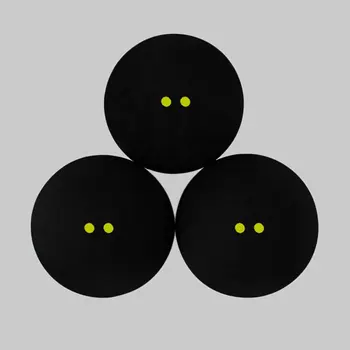 

Competition Squash Ball Two-Yellow Dots Low Speed Official Sports Balls