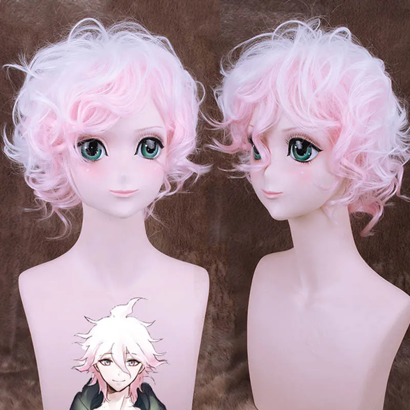 Cosroad Danganronpa парик Монокума Косплей Костюм Komaeda Nagito парики для вечеринок на