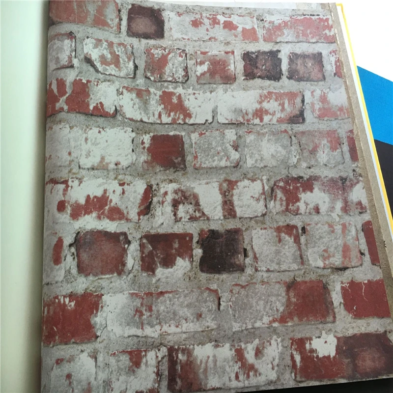 beibehang Vintage Village Weathered Brick Shop Wallpaper wallpaper for walls 3 d papel de parede 3d | Обустройство дома