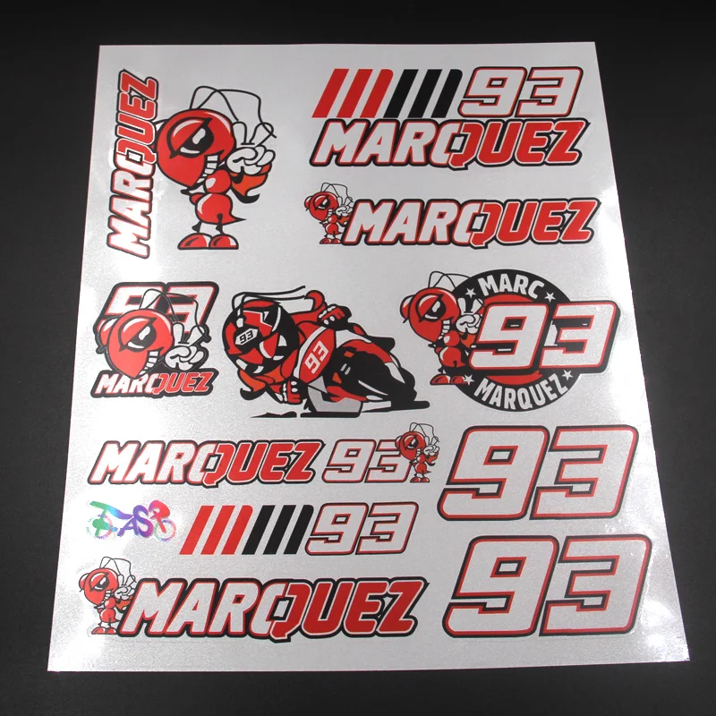 

FASP Motorcycle Stickers PVC Reflective car accessories Decals for Racing Motor helmet Refrigerator notebook PC car styling